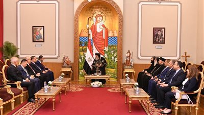 البابا تواضروس يستقبل وزير الأوقاف العراقي للديانات المسيحية والإيزيدية 