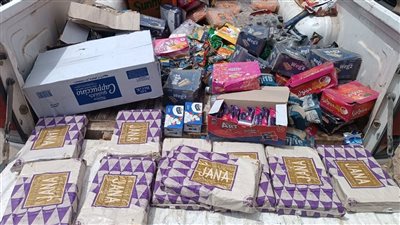 ضبط 750 سلعة غذائية غير صالحة للأستهلاك الآدمي بالفيوم