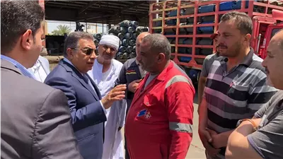 في زيارة مفاجئة.. محافظ الدقهلية يقرر تخفيض الحصص المقررة لمحطة غاز بسنديلة