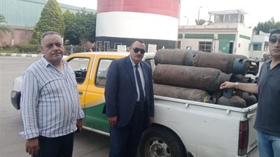 ضبط محطة تتلاعب في أوزان أسطوانات البوتاجاز بمحافظة دمياط 