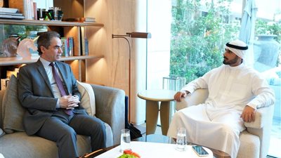 المسلماني يبحث مع الصباح التعاون بين ماسبيرو ومؤسسة الإنتاج بمجلس التعاون 