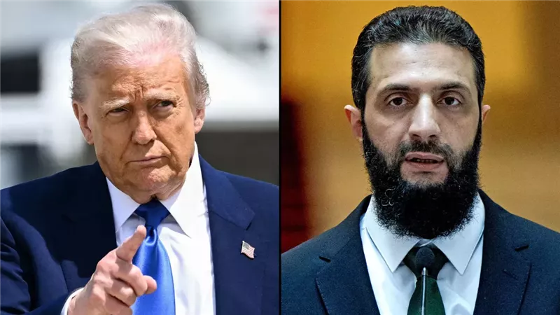 أحمد الشرع ودونالد