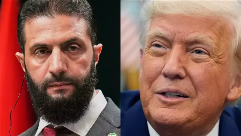 أحمد الشرع وترامب