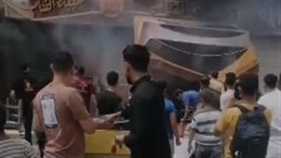 تسريب غاز.. السيطرة على حريق بمطعم شهير في الفيوم دون إصابات