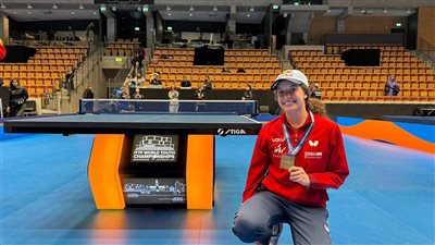 هنا جودة الأولى عربيًا وإفريقيا في تصنيف الاتحاد الدولي لتنس الطاولة