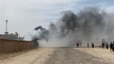 حريق محدود في نفايات مصنع الهدرجة بسوهاج والحماية المدنية تسيطر عليه |صور