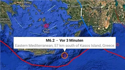لليوم الثاني.. زلزال بقوة 6.2 درجة يهز جزيرة كاسوس في اليونان