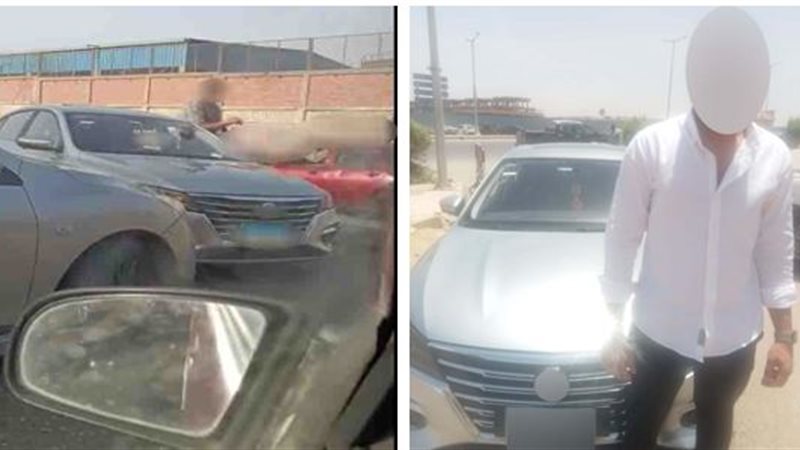 السائق والسيارة