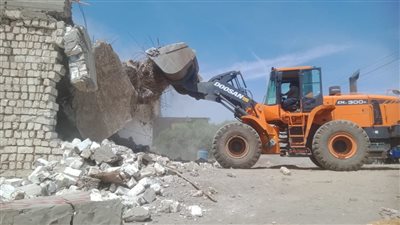 المرحلة الأولى من الموجة 26: إزالة تعديات على 8160 مترًا بمركز أبشواي