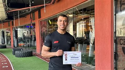 مصرع بطل كمال أجسام فى حادث تصادم مروع بالتجمع الخامس | صور