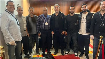 وصول الرياضيين المصريين فى ليبيا على دفعات إلى مطار القاهرة | بيان