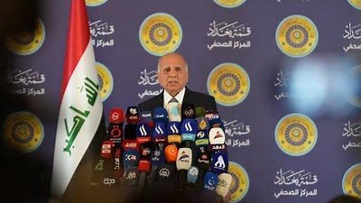 وزير الخارجية العراقي: نؤكد دعمنا لوحدة سوريا وسلامة أراضيها