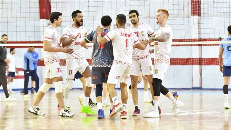 رجال طائرة نادي الزمالك