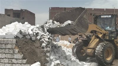 حملة موسعة لإزالة التعديات على أراض الدولة والزراعة بقنا ضمن الموجة 26