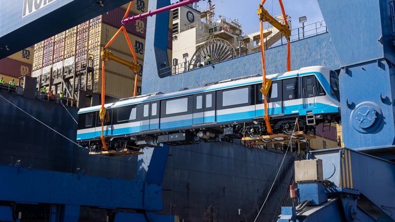 قطار حلوان الجديد