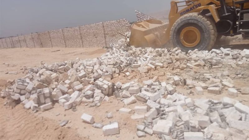 جانب من إزالة التعديات