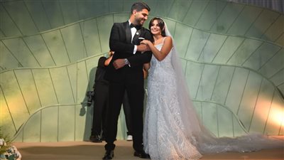 20 صورة من حفل زفاف هيا كتكت ابنة أمل رزق وآدم مصطفى العربي