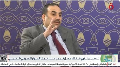 حسين علاوي: وزراء الخارجية العرب يبحثون إعادة إحياء لجنة عليا لتفكيك الأزمات