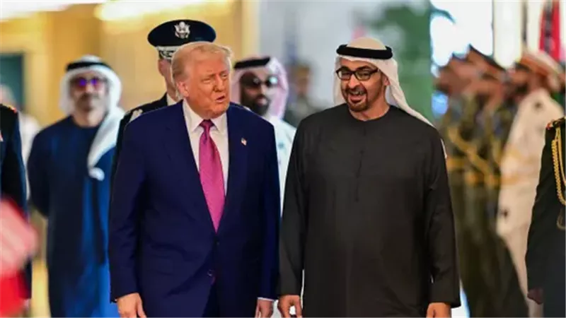 محمد بن زايد ودونالد