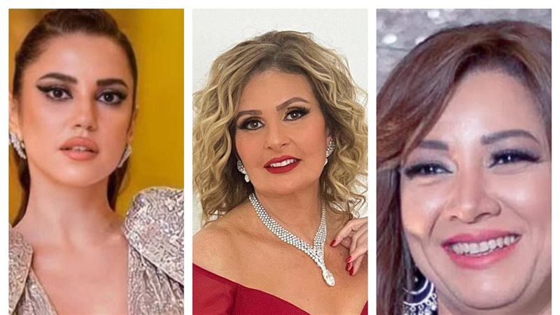يسرا وانتصار ودرة