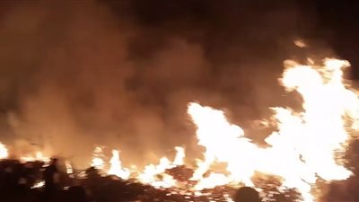 الحماية المدنية تسيطر على حريق في أرض زراعية بدمياط 