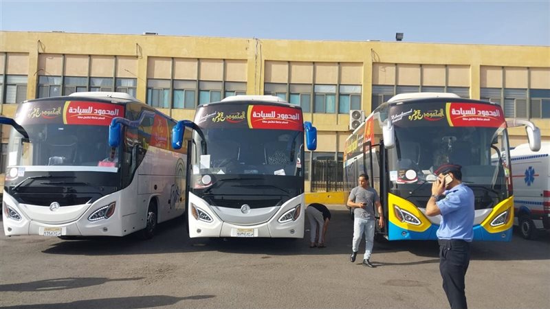 جانب من الاتوبيسات