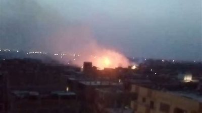 الحماية المدنية في السويس تسيطر على حريق في حي الجناين دون إصابات