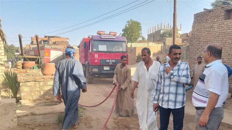 السيطرة علي حريق